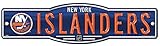 WinCraft NHL New York Islanders 4 " x17 "インチプラスチックStreet Sign
