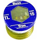 Bussmann S-1-1/4 1-1/4 Amp Type S Time-Delay Dual-Element Plug Fuse Rejection Base, 125V UL Listed [