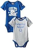 NFL Indianapolis Colts Boy 's半袖ボディスーツ ブルー