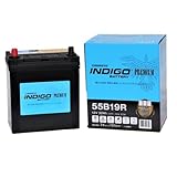 インディゴ バッテリー 55B19R 86 ZN6 RC 充電制御車 対応 互換品番 28B19R 34B19R 38B19R 40B19R 42B19R 44B19R 50B19R 55B19R 36B20R 38B20R 40B20R 42B20R など
