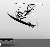 Surfer Girlステッカー水スポーツDecals Extremeスポーツステンシル子供部屋壁デコレーション( 26sng ) /アメリカからShipping by kellysdesigns /