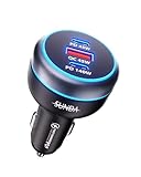 SUNDA 230W USB C 高速カーチャージャー 3ポートカーチャージャーアダプター デュアルタイプC PD140W/PPS63W iPhone17/16Pro/Max/iPhone15/ノートパソコン/Galaxy/SamsungS25/USB-A 45W QC3.0 Android対応