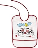 Playshoes 507362 Bib with Tie Nylon with Funny Cow Motif 32 x 26 cm by Playshoes