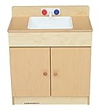 Childcraft 074514 Traditional Play Sink, 23-7/8" x 27-3/4" x 13-5/8", Natural Wood Tone [並行輸入品]