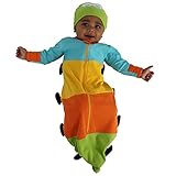 Sozo unisex-baby新生児Caterpillar Buntingとキャップセット