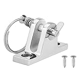 P Prettyia 高品質　ボート　ビミニ　トップ　フィッティング 2個のネジ　シルバー　耐久性　交換部品