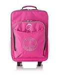 Obersee Kids Rolling Luggage with Integrated Snack Cooler, Rhinestone Peace by Obersee