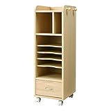 ランドセルラック 子供用 収納ラック 教科書ラック リビング学習 収納 キャスター付 〔ナチュラル〕 Aタイプ