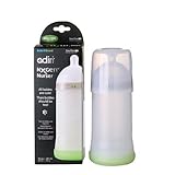 Adiri NxGen Stage 1 Nurser Slow Flow Baby Bottle, White, 3-6 Months by Adiri [並行輸入品]