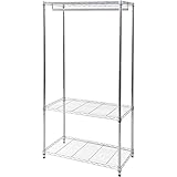 山善(YAMAZEN) メタルラック ワードローブ 全体耐荷重165kg 3段 幅84×奥行45.5×高さ171cm TSJ-17083J