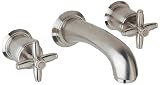 Rohl MB1937LMPN Wall Mounted Zephyr Spout Tub Filler with Lever Handles from Michael Berman Bath Col
