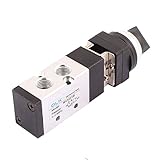uxcell　フローコントロールバルブ　ワンウェイバルブ　ブラック　0.05~0.95 MPa 　ASC200-08