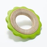 BeginAgain Green Ring Teether, Made in the USA by BeginAgain [並行輸入品]