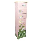 Fantasy Fields - Magic Garden Thematic 7 Drawer Wooden Cabinet for Kids Storage | Imagination Inspir