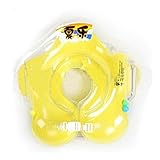 YideaHome赤ちゃんのトレーニングに 首浮き輪 プールやお風呂で バランス 水遊び 入浴 調節ベルト付