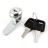 uxcell カムロック錠　シリンダー錠　　カム錠　金属　　サイズ：25 x 22mm　ねじ径：17.5mm