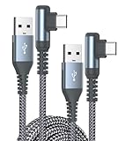 USB Type C ケーブル L字【1M/2本セット】急速充電 タイプc ケーブル 【PD&QC3.0対応 急速充電】 type-c けーぶる usb c けーぶる iPhone 15 Plus Pro Max Samsung Galaxy S23/S22/S21/S20 Flip z3 Note20/10 Google Pixel PS5 その他Android USB-C機器対応-グリーン