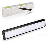 人感センサー BALFER LEDライト 電球式 電池 USB充電式 防犯 屋内 玄関防犯灯 (の黒)