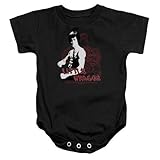 Trevco Bruce Lee-Little Dragon - Infant Snapsuit - Black, Medium 12 Months