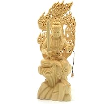 仏像 不動明王 不動明王像 檜木 木彫 仏具 最高級 木彫り 仏像 不動明王像 彫刻 彩繪 本金 切金 天然木檜