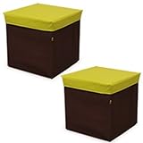 【2個セット】BOXスツール Lサイズ BLC-378 グリーン