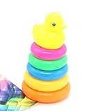 ID Sturdy Duckおもちゃとカラフルスタッカブルリング