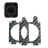 スマートウォッチ保護フィルム・Apple Watch Series7用 バックフィルム 背面保護フィルム カーボン調 かっこいい アップルウォッチ シリーズ7 41mm おしゃれ 背面保護フィルム【2枚セット】(41mm)