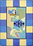 Joy Carpets Kid Essentials Active Play & Juvenile Lil' Wizard Rug Multicolored 3'10 x 5'4 [並行輸入品]