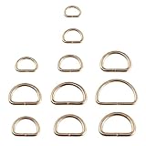 Dカン 手芸 アクセサリーパーツ 20個セット ゴールド 2.5mm-13mm 手芸用カン 5色 NYANDELMO ND-0404-R03-GD-2.5mm-13mm-20ps