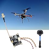 5.8G 48CH 0/25/200 / 600mw切替可能ラジオテレメトリ送信モジュール+ 5.8Gキノコアンテナ