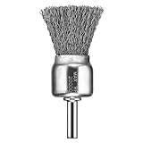 DEWALT DW49003 1-Inch by 1/4-Inch HP .020 Carbon Crimp Wire End Brush [並行輸入品]