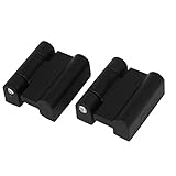 uxcell　30mm x 30mm x 12mm KL234　亜鉛合金　電気　キャビネット　隠さヒンジ　2個