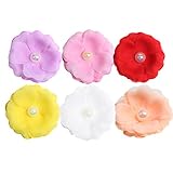 Perfk パール　花芸用品　10個入り　フラワー　ヘッド　4cm　人工メッシュ　ホーム飾り　造花　シルク　ローズ　全7種選べ - 多色