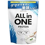 アンビーク オールインワン プロテイン ホエイ ヨーグルト風味 ビタミン11種配合 ミネラル4種配合 国産 1kg (ヨーグルト, 1kg×1個)