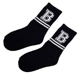 秋冬用ベビー幼児の幼児のBアルファベットプリントロングソックス