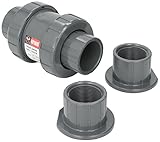 Hayward TC10150ST 1-1/2-Inch PVC TC Series True Union Check Valve with FPM Seals and Socket/Threaded