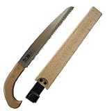 角利 木サヤ付剪定鋸 240mm