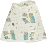 aden + anais (エイデンアンドアネイ) 【日本正規品】 オーガニック バーピービブ 1枚入り  wise guys organic burpy bib -9155