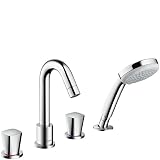 Hansgrohe(ハンスグローエ) ロギス 4ホールリム付式バス混合水栓(化粧部) (ハンスグローエ ジャパン公式・日本規格適合品)