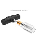 iMagitek 万能 ソケットレンチ 9-21mmダブルグルーブソケットアダプタースパイラルユニバーサルスリー ブレンチソケットアダプター チャックエンド