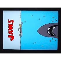 Amazon.co.jp: A4 額付き ポスター JAWS ジョーズ 鮫 サメ 海