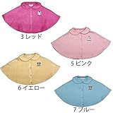 【SiShuNon/シシュノン】クマウサ衿ワンポフリースケープクマウサギ フリース ケープ F 6 イエロー