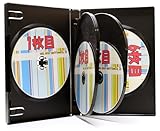 DVDケース 22mm厚6枚収納トールケース ブラック 4個セット ブルーレイケースとしても最適 オーバルマルチメディア(OvalMultimedia)