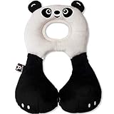 ネックピロー（M）パンダ (猫柄タオル付)  ベビー 枕　1才 ～ 4才 トラベル ドライブ