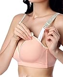 NINGMI 授乳用のブラジャー スリム ノンワイヤー/ 敏感肌に/授乳インナー/妊婦ブラ