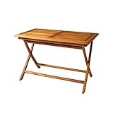 チークナチュラル／【単品】ガーデンテーブル テーブル ガーデンファニチャー チーク 折りたたみ式 120 天然木 パラソル