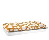 Nook Sleep Systems Organic Fitted Crib Sheet (Riverbed Design Poppy (Bright Orange)) by Nook