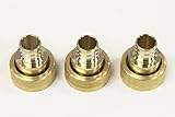 Viega 46414 Pureflowゼロリード真鍮Pexクリンプ供給アダプタwith 3 / 4インチby 1クリンプX Manabloc供給、3 - Pack