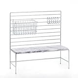 ASPLUND アスプルンド キッチン ラック 収納 耐熱 おしゃれ 天然大理石 天板 北欧 マーブルハンギングキッチンラック 代引不可 ポイント10倍