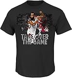 NBAメンズSee MeスコアPlayer半袖ベーシックTシャツ L ブラック